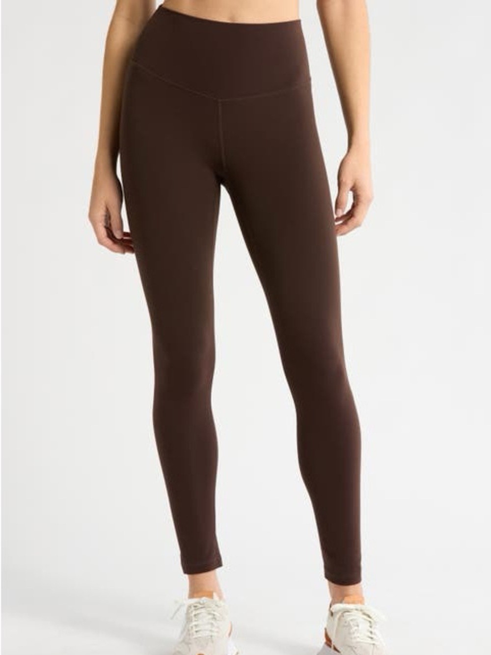Lole High-Waist Leggings in Chocolate Brown